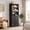 Black, variant on Homieasy 21.3'' Closet System with Motion Sensor Light, 4 Wood Drawers, and Adjustable Shelf for Walk-in Closet, Bedroom, White