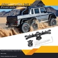 thumbnail image 3 of Control remoto Coche 1/24 Accesorios de escala Durable Eje trasero Carcasa Simulación Modelo Montaje Suministros de reparación con Shell trasero 90081 Inevent FN001754-00, 3 of 7