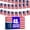 BETSY, variant on 48Pcs Betsy Ross 13 Stars Bunting Flags 14x21cm, 49ft Polyester Double Sided Colonial Banner for 4th of July USA 250th Anniversary Sports Game Decor