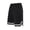 #02-Black, variant on Men's Long Basketball Shorts With Zipper Pocket 11 Inch Mesh Sports Play Basketball Court Star Fitness Sports Shorts Gym