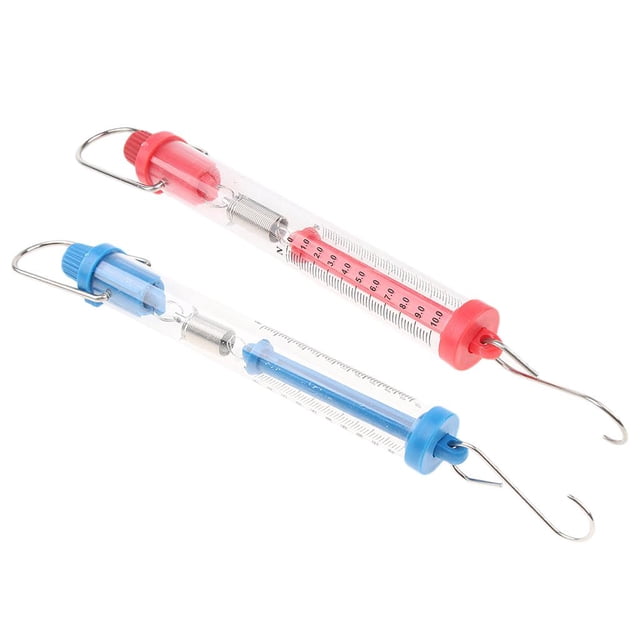 Dinamómetro de de medidor de de 2 piezas para determinar mediante elongación del proporcional a aplicada shamjiam Laboratorio Dynomometer Spring