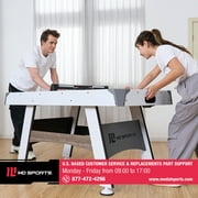 60 Air Hockey Table Set with Overhead Electronic Scorer, by MD Sports