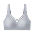 thumbnail image 3 of Gkeoshab Women's Bras Women Plus Size Seamless Bra Thin Minimizer Bra with Side Control & Anti-Sag Grey 4XL, 3 of 3