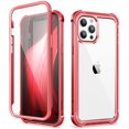 thumbnail image 1 of Compatible avec iPhone 12 Pro Max Étui avec Protecteur d'Écran Transparent Militaire Robuste 360 Protection Complète, 1 of 5