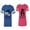 Men Royal / Women Pink, variant on Beast Beauty Matching Couple Cotton Jerseys (Men Royal / Women Black) (Men S / Women S)