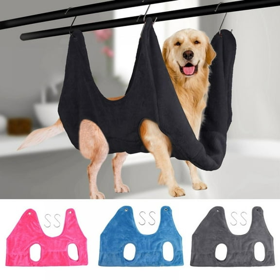 Pet Cat Dog Grooming Hanging Hammock Bag Helper Microfiber Beloved pet to wash, Groom and Trim The Nails