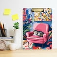 thumbnail image 2 of FORMRS Acrylic Clipboard with Low Profile Clip Standard A4 Letter Size, 12.5" x 9", Art Cat, 2 of 8