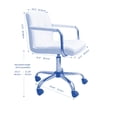 thumbnail image 2 of Silla de Oficina Euroluce Contemporary Design Giratoria y de Altura Ajustable Rosa SKU 335F-10, 2 of 4