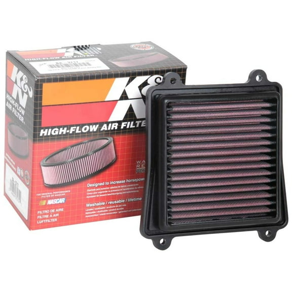 K&N Engine Air Filter: High Performance, Premium, Powersport Air Filter: 2017 BAJAJ (Dominar 400) BA-3717