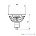 thumbnail image 3 of PHILIPS EnduraLED 4W MR16 3000K FL24 GU5.3 Light Bulb, 3 of 4