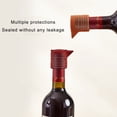 thumbnail image 5 of Leakage Proof Silicone Wine Stopper Multicolored Secure Seal Technology Maintains Taste Ideal For Restaurants Home Pubs, 5 of 9