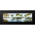 thumbnail image 2 of Marcon, Michael 18x8 Black Modern Framed Museum Art Print Titled - Cool Tropics II, 2 of 5