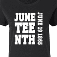 thumbnail image 4 of Inktastic Juneteenth June 19, 1865 Women's T-Shirt, 4 of 5