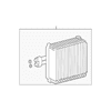 Genuine OE Hyundai Evaporator Core - 97609-1C001