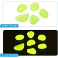 thumbnail image 4 of MECCANIXITY 200pcs Glow Rocks 20-30mm Glow Pebbles Decoration in The Dark Luminous Stones Decor DIY Decorative Yellow for Garden, Potted Plant, Fish Tank, 4 of 7