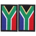 thumbnail image 1 of Miangastore Écusson Drapeau Écusson Rectangulaire Multicolore 2 Pcs 3.14x1.97x0.16 Po, 1 of 8