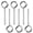 6, variant on 5/32 inch Standard Hex Dogging Key Allen Wrench Door Key for Push Bar Panic Exit Devices - 6 Pack