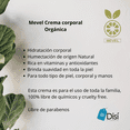 thumbnail image 2 of Crema Corporal Orgánica Mevel 500ml, 2 of 2