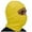 Yellow, variant on Distressed Knitted Beanie Hat for Men Fuzzy Winter Full Face Hip-Hop Balaclava Unisex Masks Funny Neck Warmer Skull Cap