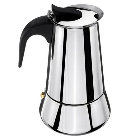 

wofedyo Water Bottles Stainless Steel Mocha Espresso Latte Percolator Stove Top Coffee Maker Pot Too