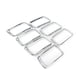 thumbnail image 2 of M Buder 7 Piezas Anillos de Adorno de Rejilla Frontal Cromados Modificación Reemplazo para Grand Cherokee 2014-2016 Accesorios Exteriores de Coche Resistentes a la Corrosión (21.3 cm / 8.4 inches), 2 of 9