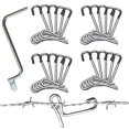 thumbnail image 2 of Fence Wire Tensioning Tool 20X Wire Tighteners with Handle Metal Stretcher Repair Supplies for Outdoor Farm Garden, 2 of 5