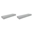 thumbnail image 4 of Ounissouiy Stretch Bench Cover Dining Room Chair Washable Home Decor Dustproof for Home 2piezas gris claro, 4 of 6