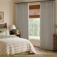 thumbnail image 3 of TURCURNO 40 Inch Wide 102 Inch Long Linen Curtains, Pinch Pleated Light Filtering Oatmeal Drapes, Neutral Flax Linen Curtains for Dining Room, 2 Panels, 3 of 7