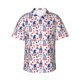 thumbnail image 1 of Fotbe 4th Of July Camisa Hawaiana para Hombre Unisex – Camisa Casual de Verano con Botones de Manga Corta de Algodón y Lino,X-Large, 1 of 7