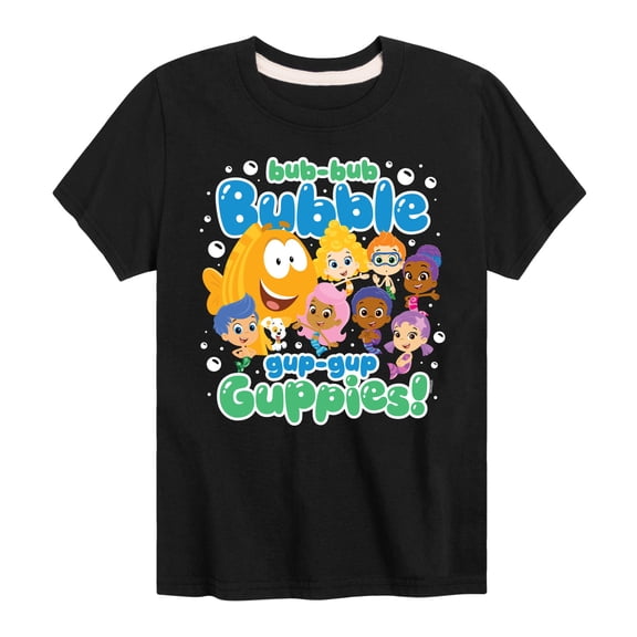 Bubble Guppies - Bub Bub Bubble Gup Gup Guppies - Toddler And Youth Short Sleeve Graphic T-Shirt
