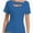 Royal Blue, variant on Women's Fashion Clothes One Piece Cutout Short Sleeve Knit Slim Fitted Tee Tshirts