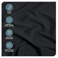 thumbnail image 2 of 5-Pack Fitted Bottom Sheets Twin - Premium 1800 Ultra-Soft Wrinkle Resistant Microfiber - Deep Pocket (Twin, Black), 2 of 8