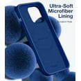 thumbnail image 6 of Magnetic Silicone for iPhone 14 Pro Max Phone Case, [Military Grade Drop Tested] [Compatible with MagSafe] Anti-Scratch Soft Microfiber Lining Shockproof iPhone 14 Pro Max Case, Blue, 6 of 14