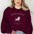thumbnail image 4 of Emma M. Lion Simple Lapis Lazuli Crewneck Sweatshirt, 4 of 5