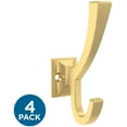 thumbnail image 5 of Franklin Brass B47250k-C Classic Edge 1" Wide Coat And Hat Hook - Nickel, 5 of 7