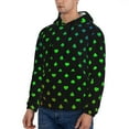thumbnail image 3 of Naloa Poker Shapes Men's Casual Hooded Collar Drawstring Hoodies Pullover Sweatshirts Casual Long Sleeve Shirts-3X-Large, 3 of 7
