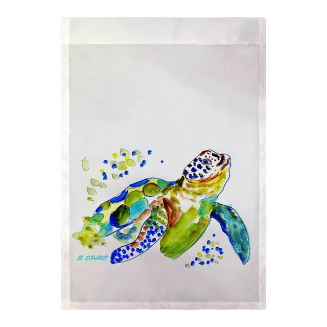 Drapeau de Tortue de Mer de 12,5 x 18 Po