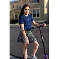 thumbnail image 4 of No Limbits Adaptive Girl's Navy Moisture Wicking Sensory Friendly T-Shirt, 4 of 7