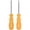 Orange, variant on Gamebit Screwdriver Set, 3.8mm and 4.5mm Security Screwdriver Bits for Opening Nintendo, Sega Consoles and Game Cartridges - Trensparent Yellow