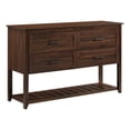 thumbnail image 1 of 54" Contemporary 4-Door Wood Buffet - Dark Walnut, 1 of 5