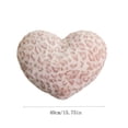 thumbnail image 2 of Blue Leopard Heart Pattern Decorative Throw Pillow, Valentine's Day Gift Cushion, Home Decor Accent - Leopard Print Heart Design, Blue Color, Soft Plush Filling For Couch Bed Sofa, 2 of 5