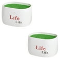thumbnail image 2 of Plastic Flower Pot Round Thickened Planter with Drainage Hole, Flocking Surface Indoor Outdoor Garden Plant Container, Durable Lightweight Decorative Pot for Succulents Herbs Flowers Home Decor, 2 of 6