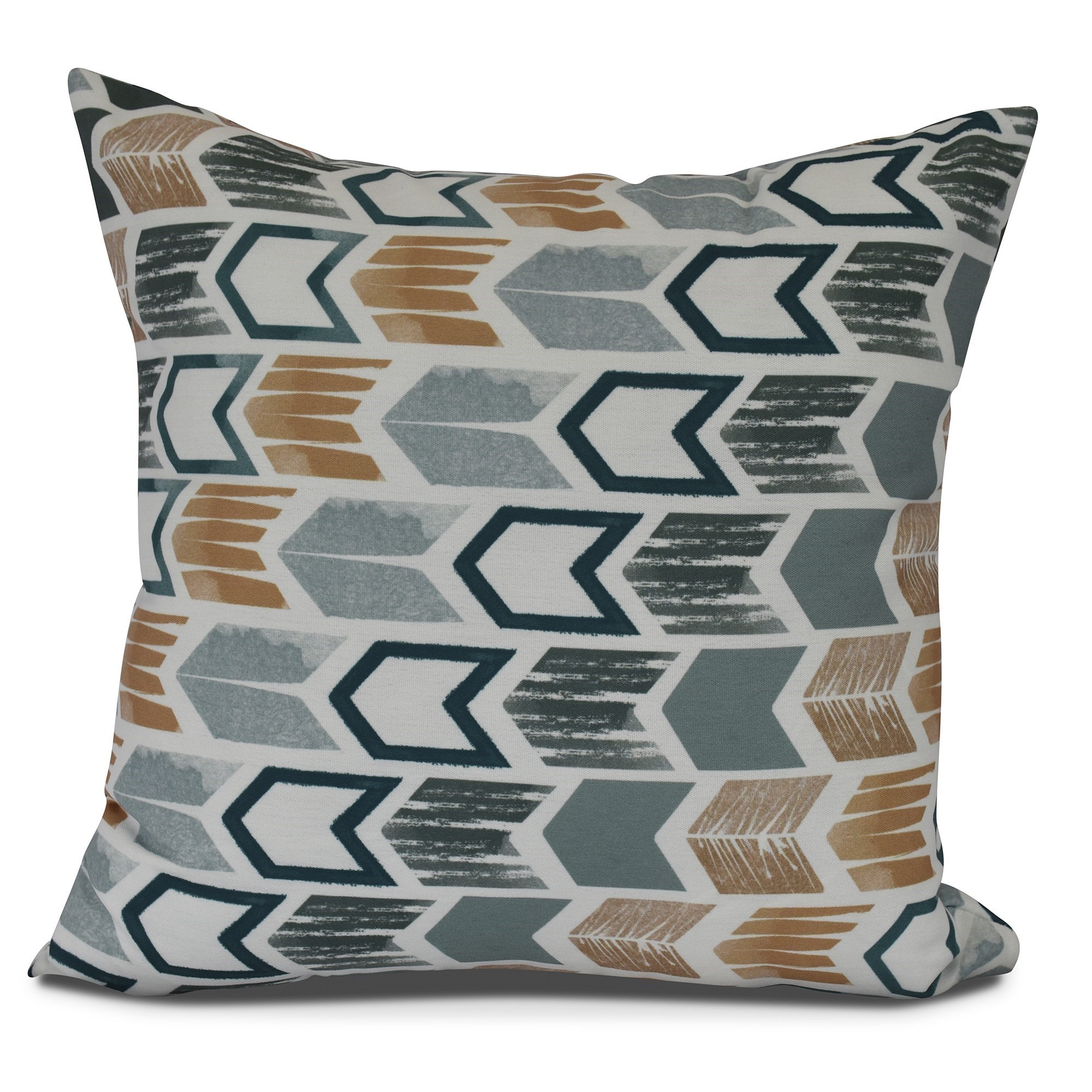 Arrow Geometric Print Outdoor Pillow