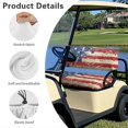 thumbnail image 6 of HUAICONG Splattered US Flag Print Anti-Scratch Golf Cart Accessories, All-Weather Protection Machine Washable Soft Golf Cart Seat Covers 2 Pack for More 2-Seat Golf Carts Club Car, 6 of 7