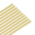 thumbnail image 1 of 10-Pack Brass Rod, 2mmx300mm H65 Solid Round Rods for Knife Handle Pins Material Making Supplies/Shaft Crafts/Model DIY, Lathe Rivet Dowel Stock Tube, 1 of 5