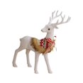 thumbnail image 2 of Estatua de alce navideño Figura de alce navideño Adorno de animal de recuerdo Ciervo navideño Mirando hacia atrás Elk, 2 of 9