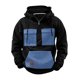 thumbnail image 1 of pstuiky hombres de manga larga, Sudadera con capucha y cremallera para hombre, estilo patchwork, para entrenamiento, deportes al aire libre, con múltiples bolsillos, chaquetas de invierno xxxl, 1 of 5