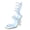 Baby Blue, variant on Women's Square Open Toe Butterfly Rhinestone Wrap Ankle Sandals, Clear Block Chunky Heel Dress Party Heeled Sandals