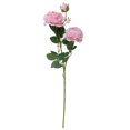 thumbnail image 4 of Peonía artificial de 3 cabezas con núcleo de rosa occidental, decoración para el hogar, boda, pared, flor falsa, 4 of 5