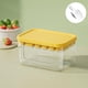thumbnail image 3 of Bandeja de cubitos de hielo de silicona de 22 celdas con tapa - Máquina de hielo de grado alimenticio a prueba de fugas para el hogar - Molde duradero apto para congelador para helados y paletas, 3 of 4